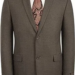 teemlanny Men's Sport Coat Blazer Classic Fit 2 Button Notch Lapel Business Jackets Suits-picture-30