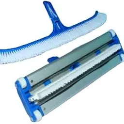 WATERTECH SYSTEMS Residential Swimming Pool Floor and Wall Cleaning Vacuum Brush Head 18 inches, Vacuum Head Cleaner with Brush image 1