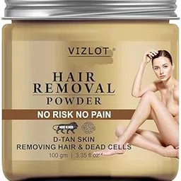 Men And Womens Natural & Organic Hair Removal Powder For All Skin & Hair Types, 100Gm-picture-54