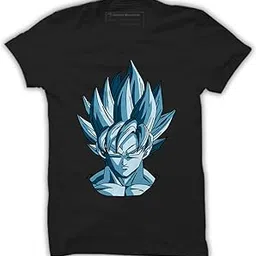 quote marshals Dragon Ball Z Goku Black Cotton T-Shirt for Men's-picture-45