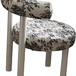 ATORSE Vanity Chair Stable Decoration Comfortable for Apartment Living Room Bedroom White Leg-picture-10