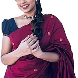 fratona Women's Kanjivaram Ptinted Soft Silk Banarasi Saree With Unstitched Matching Bloue Piece | Saree for Women-picture-25