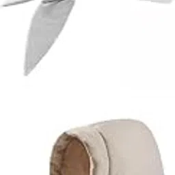 2pcs Women Headscarf Neck Warmer Windproof Neck Scarves Khaki Gray-image-20