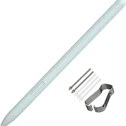 Galaxy Tablet S9 FE S Pen For Samsung Galaxy Tab S9 FE S9 FE Plus Stylus Pen Replacement + 5 Tips For Samsung Galaxy Tab S9 FE S9 S9 Plus S9 Ultra Stylus S Pen (Mint), Blue-image-46