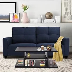 CASASTYLE Alton 2 Seater Fabric Sofa Set (Blue)-image-7
