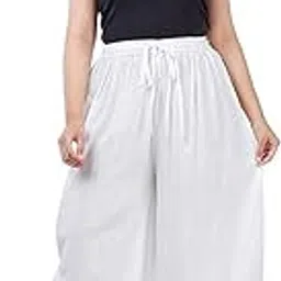 Women's Relaxed Fit Rayon Palazzo-picture-31