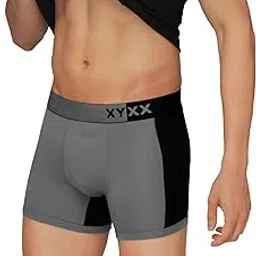 xyxx Men's Dualist Micromodal Regular Fit Colorblock Antimicrobial Trunk with No Marks Waistband-picture-59