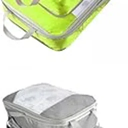 JAZZY PEARLS® 6Pcs Luggage Packing Organizer Bags Travel Accessories Green Gray-picture-15