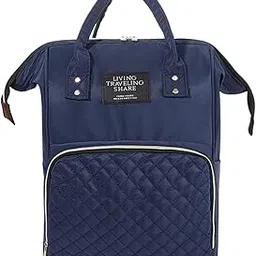 GOLD LEAF Large Capacity Diaper Bag Backpack – Waterproof, Insulated, Lightweight Travel Bag for Moms & Women – Outdoor Baby Bag with Multiple Pockets (Navy Blue)-picture-29