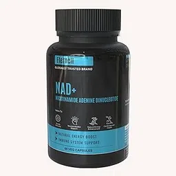 Eternell - NAD+ Capsules – 500 mg per Serving | 60 Veg Capsules | Boosts Energy | Cellular & DNA Repair | Longevity & Vitality Support – Anti-Aging & Brain Health Support | Boost Metabolism | Supplement for Men & Women-picture-56