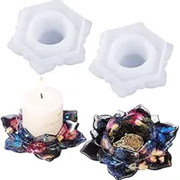 Silicone Resin Lotus Candle Mould Tealight Candle Mould Epoxy Resin Art-picture-35