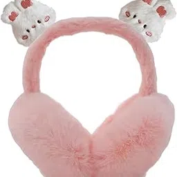 the dds store Winter Plush Ear Muffs for Women Foldable Cute Fluffy Ear Warmers Soft Thickened Headband-picture-40
