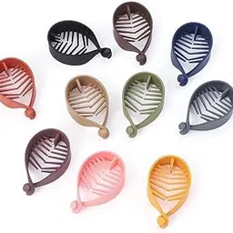 Fishtail Hair Clip 6 Pcs Banana Style Accessories for Women and Girls - Clutchers Ponytail Holders Multicolor Random Colors-picture-50