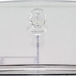 LICHTS Makeup 4-Grid Cotton Pads Swab Holder Dispenser Box Organizer with Lid-picture-19