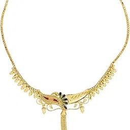 p.c. chandra jewellers Regular Collection 22K (916) Yellow Gold Choker Necklace For Women - 8.28 Grams-picture-19
