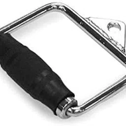 M ART Gym d Handle bar with Grip Solid Chrome Steel, Pack of 1.-picture-17