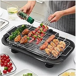 SHIV HOME WORLD Barbeque Grill Grilling Set Machine Charcoal Electric Dual-Purpose Household Outdoor Multi-Function Double Oven 2000W Barbecue For Home-picture-22