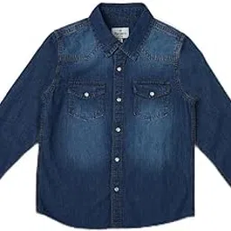 Boy's Solid Regular Fit Shirt-image-40