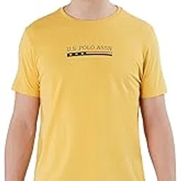 u.s. polo assn. Men's Cotton Regular Fit Crew Neck Brand Print Le001 Lounge T-Shirt - Pack of 1-picture-41