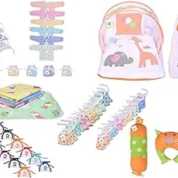 Toddylon 50 in 1 New Born Baby Essentials Kit (Multicolour, 0-6 Months)-picture-50
