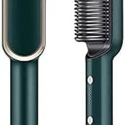 PM Enterprises Revin Enterprise Hair Straightener Brush,Iron Built With Comb,Fast Heating With 5 Temp Settings&Anti-Scald (Multicolor). image 1
