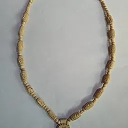 Radhika Poojan Bhandar Women Original Tulsi Mala With Radha Naam Beads And Radha Pendal-picture-17