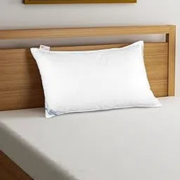 BIANCA Ultra Soft Micro Gel Technology Microfiber Pillow -18 X 27 (Micro-Gel) | Super Soft Pillow for Neck Support & Back Pain Cotton Shell | Big Orthopedic Pillow | Set of 1 Piece Solid-White-picture-50