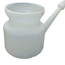 Acupressure Jal Neti Lota -Plastic 450ml (White)-picture-31