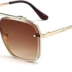 deseox Square Aviator Sunglasses for Men Fashion Metal Vintage Gradient Shades Women Sunglasses UV400 Protection-picture-22