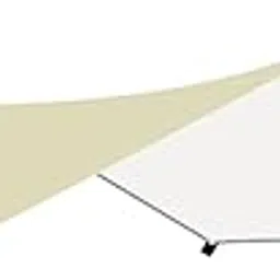 Merishopp Camping Tarp Sun Protection Awning Shelter for Backpacking Garden Picnic Khaki Sporting Goods|| Outdoor Sports|| Camping & Hiking|| Tents & Canopies|| Tent & Canopy Accessories-image-63