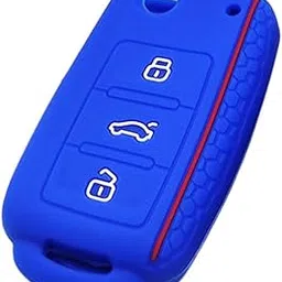 THE STYLE SUTRA Silicone Car Remote Key Cover Jacket Protector for Golf VW Sagitar Polo Dark Blue-image-76