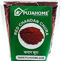 Red Sandalwood Powder for Puja | 100g Pack | Pure & Natural Lal Chandan Chura | Sacred Red Chandan Dust,Tilak, Tika, Spiritual Rituals & Ayurveda | Red Sandalwood Powder for Temple-image-3