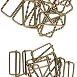 FABLOFT® 40 Pieces 38mm Metal Adjustable Buckle Connector for Bag Strap Bronze image 1