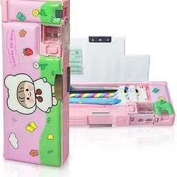 funblast Multifunctional Pencil Box for Kids, Kids Pencil Box for Boys & Girls, Magnetic Pencil Box for Boys, Pop Up Pencil Box, Pencil Case for Kid (Cute Girl)-picture-48