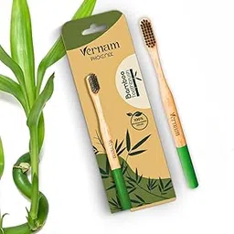 Vernam Phoenix Bamboo Toothbrush | Biodegradable | Soft Bristles| Plastic-Free Soft Toothbrush | Manual Toothbrush for Adults - Sustainable and Gentle Oral Care | Pack of 1 | 3 Brushes-image-54