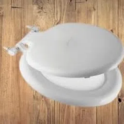 Infinite tech Toilet Seat Cover Plastic seat cover commode seat with cover (Standard Size, White)-picture-22