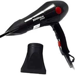 STOCKCLUB 2000 Watts Professional Hot and Cold Hair Dryer With 2 Speed Settings and Thin Styling Nozzle for Men and Women, Black-picture-25
