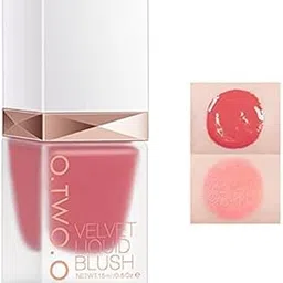 COSLUXE O TWO O Velvet Liquid Blush,Face Blusher,Long-lasting Makeup Blush,15g (01- PINK PUPPLE)-picture-30