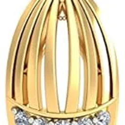 dishis 18KT Yellow Gold and Diamond Pendant for Women-picture-17