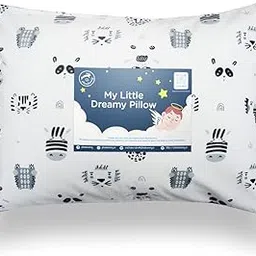 Plumbunny Toddler Pillow with Pillowcase - 13X18 Soft 100% Cotton Toddler Pillows for Sleeping - Machine Washable - Toddlers, Kids, Child - Perfect for Travel, Toddler Cot, Bed Set-picture-28