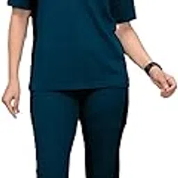 mf with square Women's Active Wear Track Suit Set - Sportswear Top & Bottom Set for Women Western for Fitness & Workout Tshirt for Women Gym pants for women workout combo Track Suit, Yoga, Running-picture-22