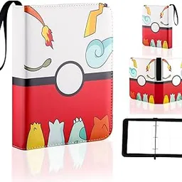 Bestie toys Cards Album Scrapbook Cards 400 Cards Trading Cards Album with 50 Pages 4 Pockets Collector Folder Cards Removable Scrapbook Trading Cards Folder(Multiple Design Will Be send As Per stock)-image-7