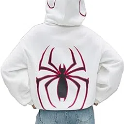 SXV 'Spider’ Printed Cool Aesthetic Sweatshirt Hoodie-picture-24