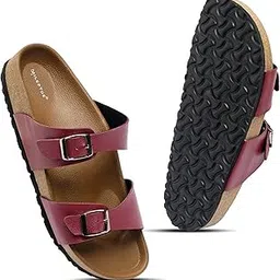 milestoe Bliss Women’s Comfort Slip-On Sandals with Arch Support | Adjustable Double Buckle Straps | Ergonomic and Soft Cushioned Footbed | Lightweight | Latest, Stylish and Trendy Footwear for Women-picture-68