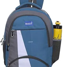 rozen Stylish roz401-Sky Blue Laptop Backpack for School Collage Office Travelling Waterproof School Bag (Sky blue 40 ltr)-picture-13