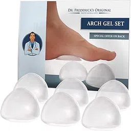 Dr. Frederick's Original Peel & Stick Foot Arch Support Gel Pads - 4 Pieces - High Arch Cushions - Relieves Pain from PES Cavus - Regain Your Original Stride-image-27