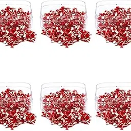 Delightfull Wears Red Bindi Simple Forehead Tikali Sticker for Daily Use - Pack of 6 Boxes (Small Size)-picture-31