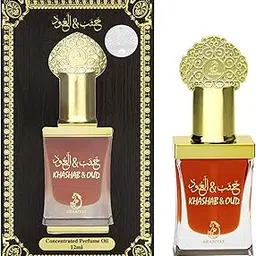 Arabiyat Khashab & Oud Brown Concentrated Perfume Oil 12ml, Non Alcoholic Attar for Men & Women (Unisex)-picture-16