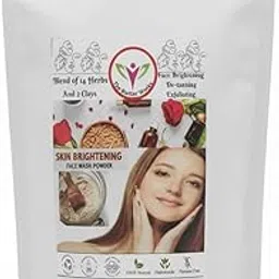 Herbal Facewash Powder – Skin Brightening, Anti-Acne, Exfoliating Cleanser – Natural Blend of 4 Herbs & 2 Clays – For All Skin Types – 100g-picture-49