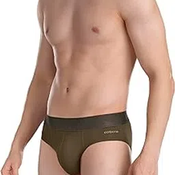 vstar CB 04 Men's Lyocell Spandex Brief with N9 Antibacterial & Carbon Zero Fabric | Stretch Fit & Outer Elastic Design | M | Forest Night-picture-42